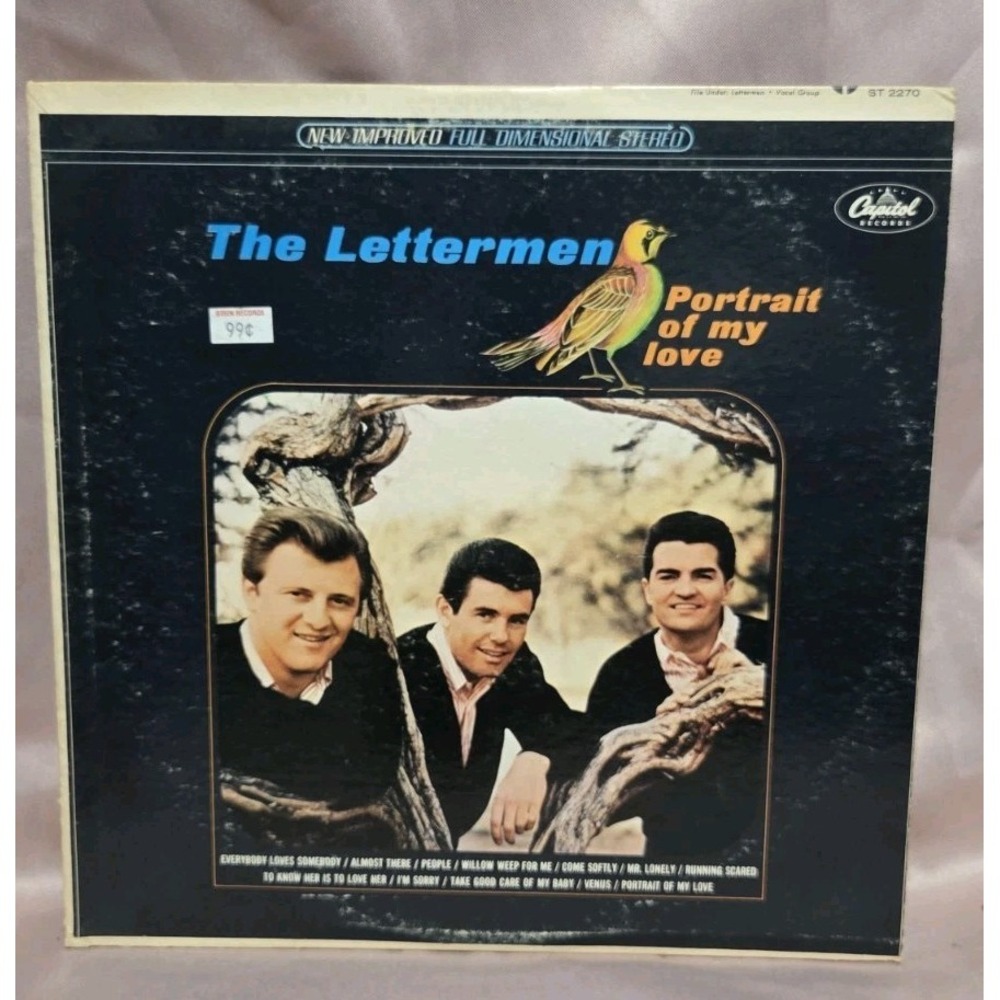The Lettermen - Portrait Of My Love - 12" LP Capitol ST 2270 Stereo 1965 VG